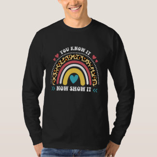 Camiseta You Know It Now Show It Groovy Test Day Teacher Te