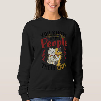 Camiseta You Know What I Like About People Their Cats  2