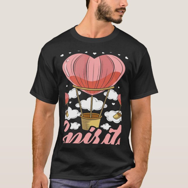 Camiseta You Lift My Spirits Aeronaut Balloonist Hot Air Ba (Frente)