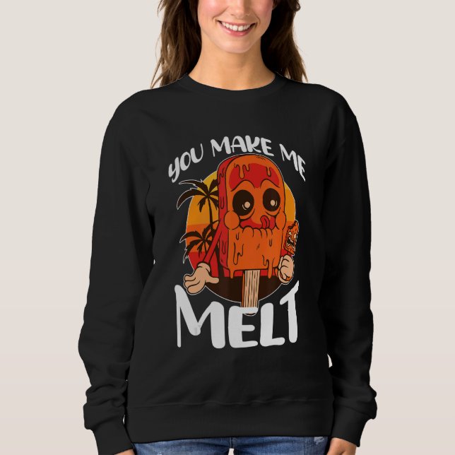 Camiseta You Make Me Melt Ice Cream Popsicle (Frente)