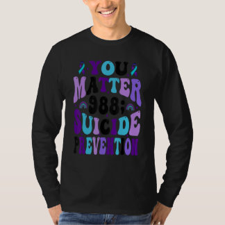 Camiseta You Matter 988 Suicide Prevention Awareness Ribbon