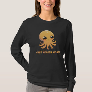 Camiseta You re kraken me up Octopus Squid Coral Tentacles