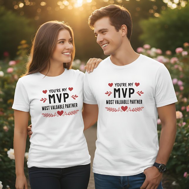 Camiseta You’re My MVP Most Valuable Partner Funny Love (Criador carregado)