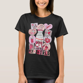 Camiseta You Rock My World Heart Nurse Love Hospital Valent