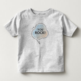Camiseta You rock text in chat cloud emoji