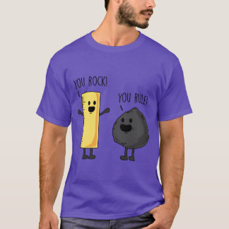 Camiseta You rock You rule Funny cartoon