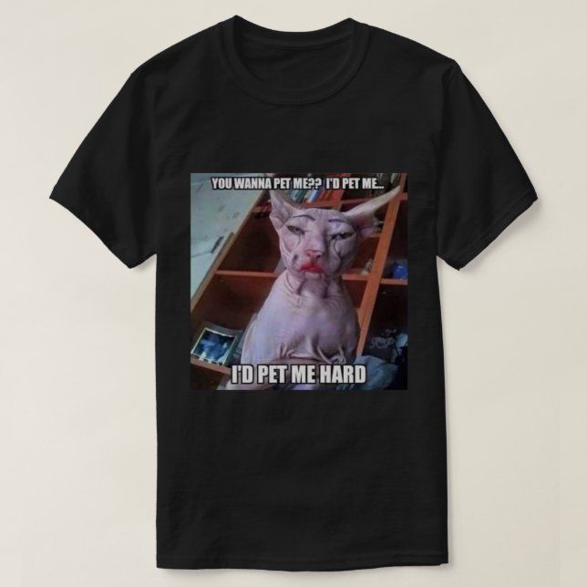 Camiseta You wanna pet me  (Frente do Design)