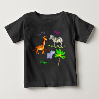 Camiseta youg wild  and three