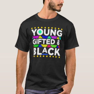 Camiseta Young Black4 Black a Girl Magic and Black History