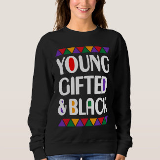 Camiseta Young ed And Black Afro Black History Month Melani