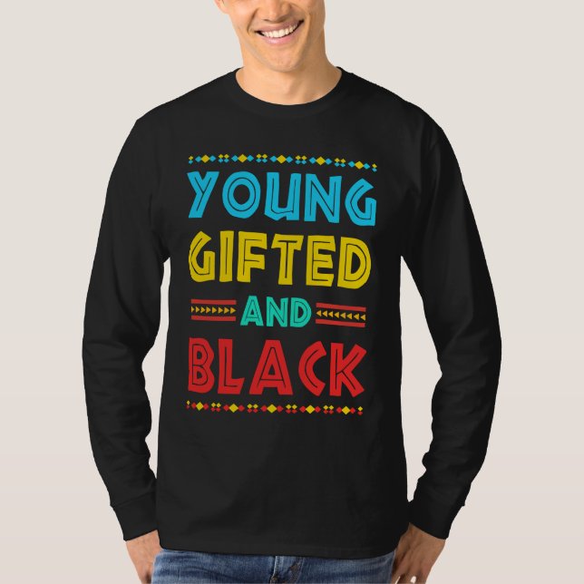 Camiseta Young ed Black4 Black Magic Girl and Black History (Frente)