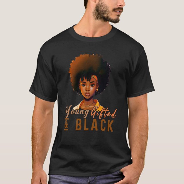 Camiseta Young ed & Black African American Black History Mo (Frente)