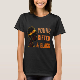 Camiseta Young Ed Black African American History Girl You T