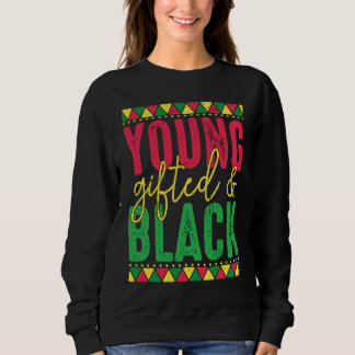 Camiseta Young ed Black Black Girl Magic and Black History