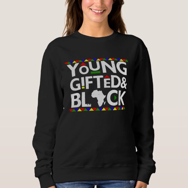 Camiseta Young ed Black Melanin African Black History Month (Frente)
