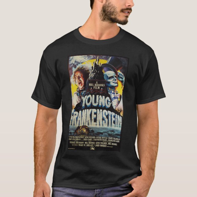 Camiseta Young FRONKenstein Not Frankenstein vintage (Frente)