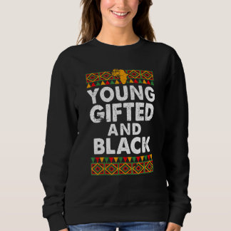 Camiseta Young Gifted And Black Proud Melanin African Ameri