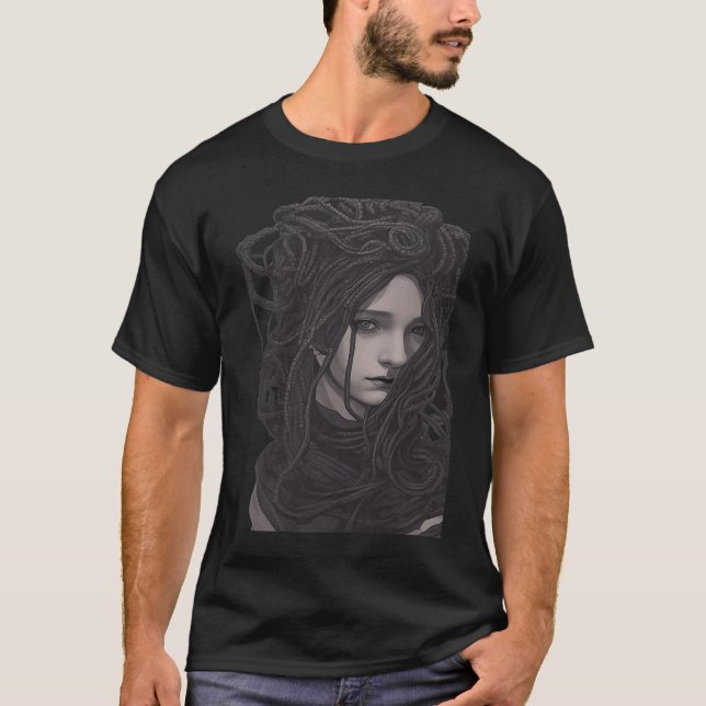Camiseta Young Medusa Gothic Horror (Frente)