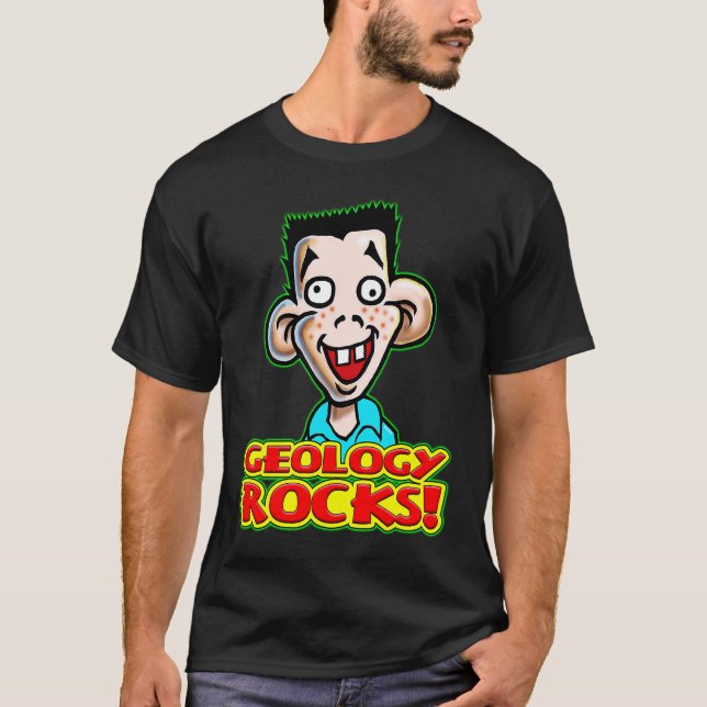 Camiseta Young Student Dicky Dingus Says Geology Rocks (Frente)