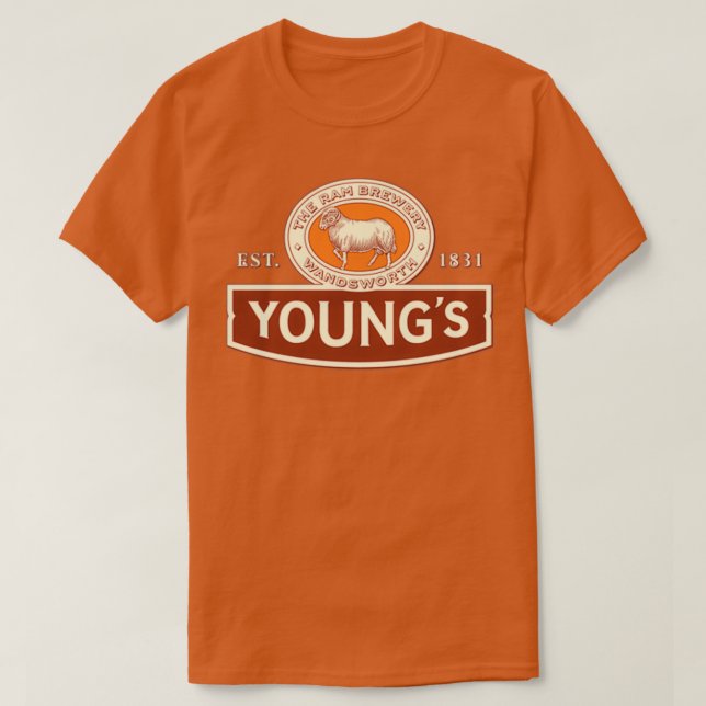 Camiseta YoungsRam Brewery T (Frente do Design)