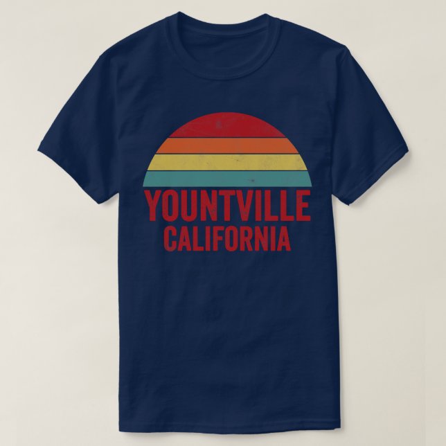Camiseta Yountville California CA (Frente do Design)