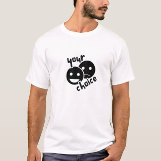 Camiseta Your Choice – Design de Arte de Linha Min