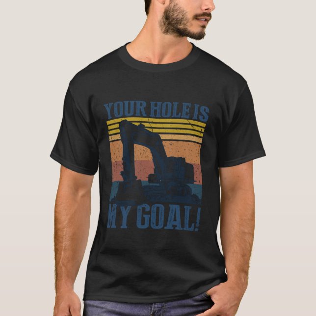 Camiseta Your Hole is My Goal (Frente)