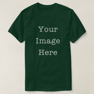 Camiseta Your Image Here Customizable Personalized Green