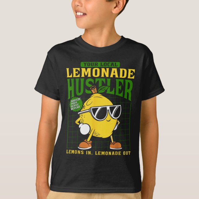 Camiseta Your Local Lemonade Hustler Funny Lemon Stand Boss (Frente)