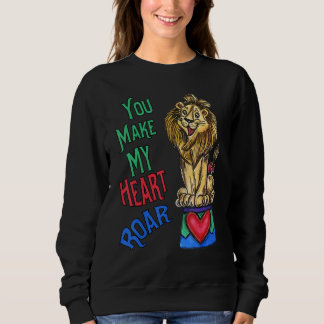 Camiseta Your Make My Heart Roar Love Lion