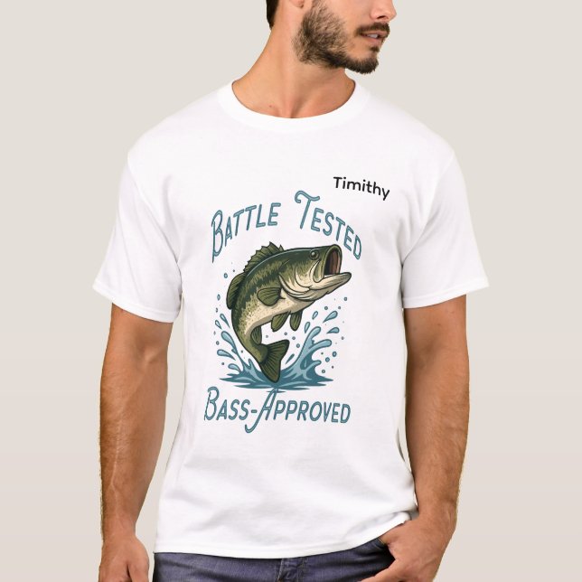 Camiseta Your Next Big Catch Fishing Illustration (Frente)
