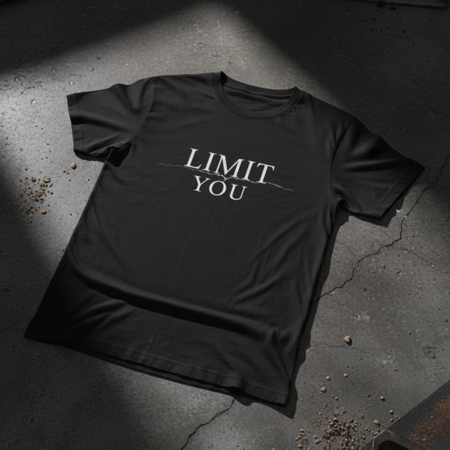 Camiseta Your Only Limit Is You Motivational (Criador carregado)