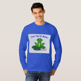 Camiseta Your Pad or Mine - Men's Royal Blue Long Sleeve