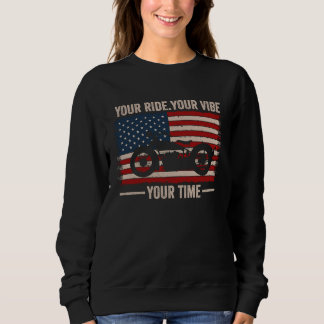 Camiseta Your Ride Your Vibe Your Time Cruiser American Fla