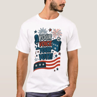 Camiseta Your Voice Your Vote Patriotic Election 