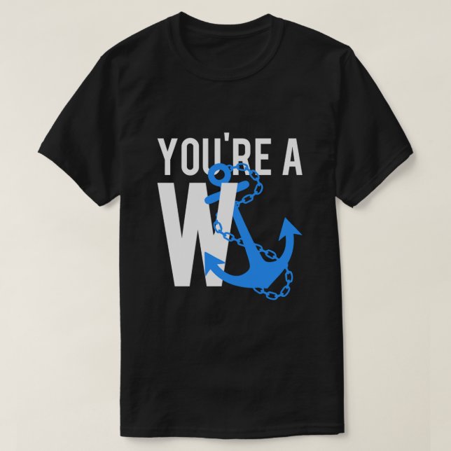 Camiseta Youre A Wanker (Frente do Design)