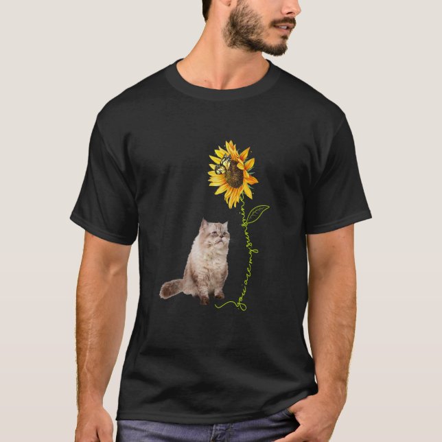 Camiseta You're My Sunshine Sunflower Butterfly Sleepy Chub (Frente)