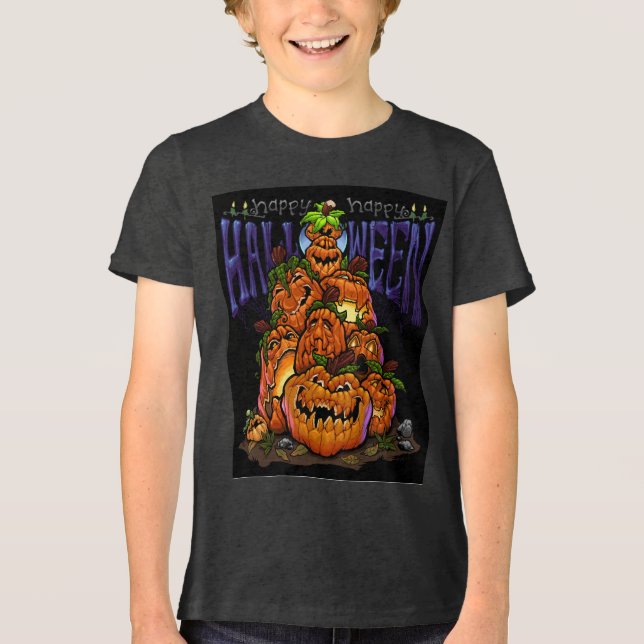Camiseta Youth size Halloween graphic tee (Frente)
