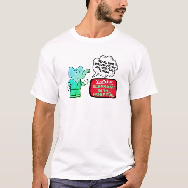 Camiseta 
YouTube: Elefante no Hospital (Frente)