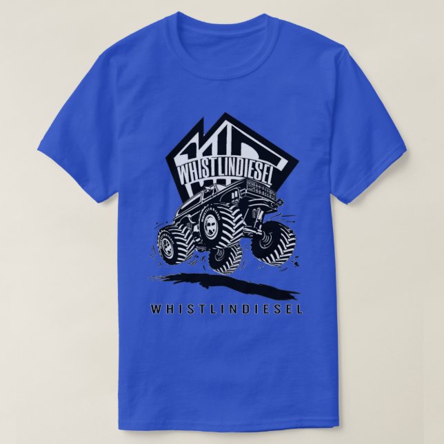 Camiseta Youtuber WhistlinDiesel Monster Truck (Frente do Design)