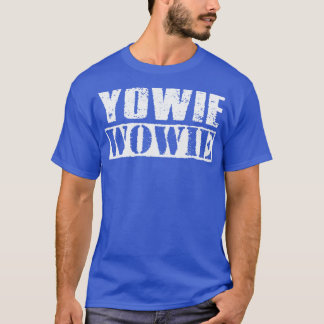 Camiseta Yowie Wowie Vintage Texto Branco