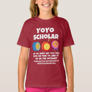 Camiseta Yoyo, estudioso, você sabe disso tudo.