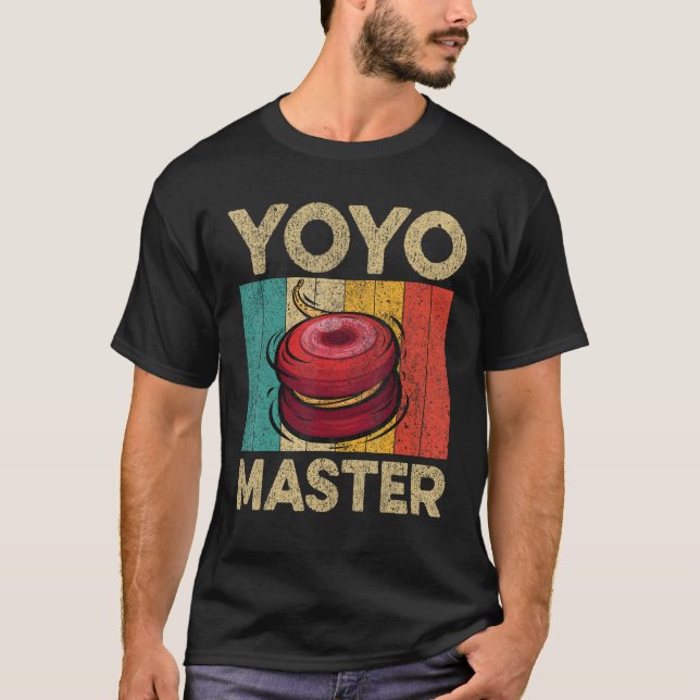 Camiseta Yoyo Master  Vintage Yoyo (Frente)