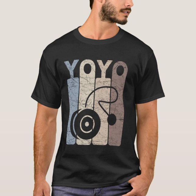 Camiseta Yoyo Vintage Yoyo Player Retro Yoyoing (Frente)