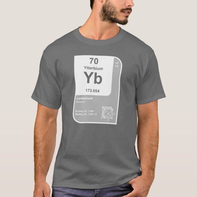 Camiseta Ytterbium (Yb) (Frente)