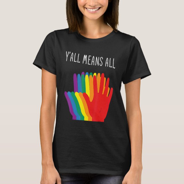 Camiseta Yu2019all Significa Todos Os Sinalizadores Do Rain (Frente)
