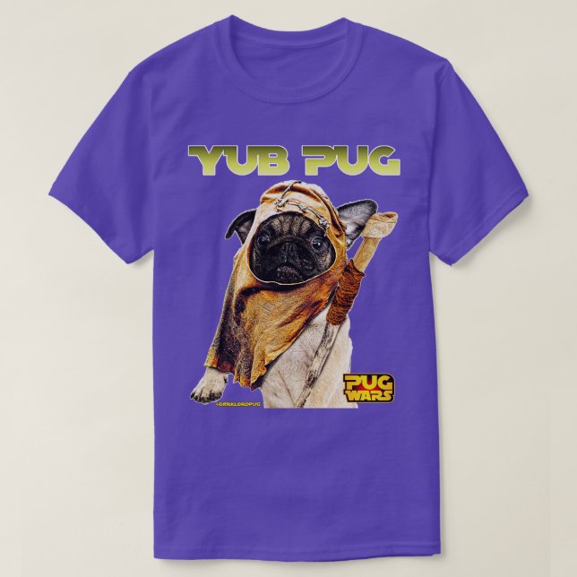 Camiseta Yub Pug (Frente do Design)