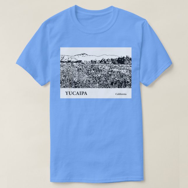 Camiseta Yucaipa California TShirt 1 (Frente do Design)