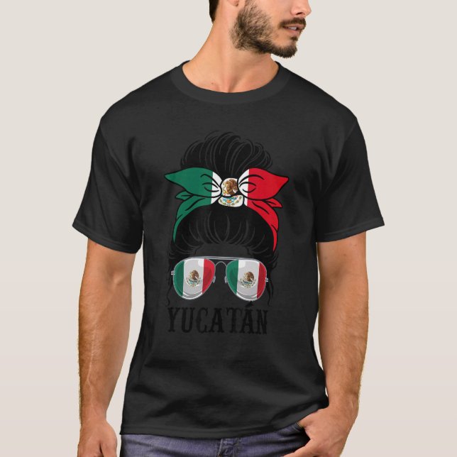 Camiseta Yucatan Mexico Pride Mexican Flag State (Frente)
