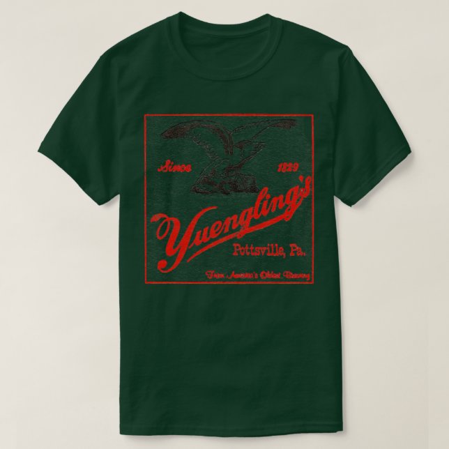 Camiseta Yuenglings Pottsville PA Vintage Brewery (Frente do Design)